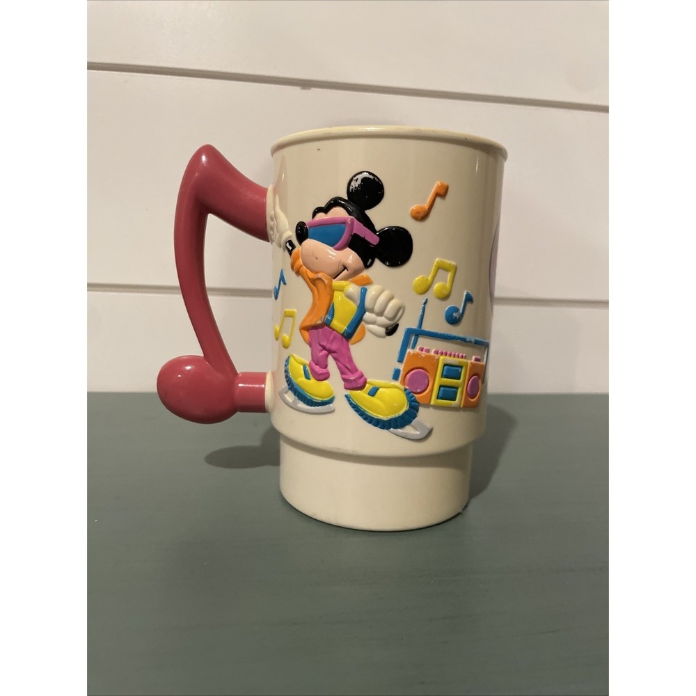 2 Disney World On Ice Cup Chip n Dale Talespin Darkwing Duck 1992 Vtg 5" Mickey - Picture 2 of 7